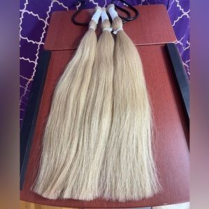 Slavic Human Luxury Hair.Middle Blond.            Total:300g(0.661lb). 100g-$320
